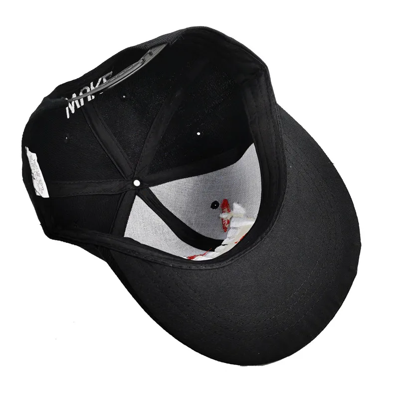 Клыки демона с вышивкой из материала на основе хлопка карнизы и хип хоп кепки Для