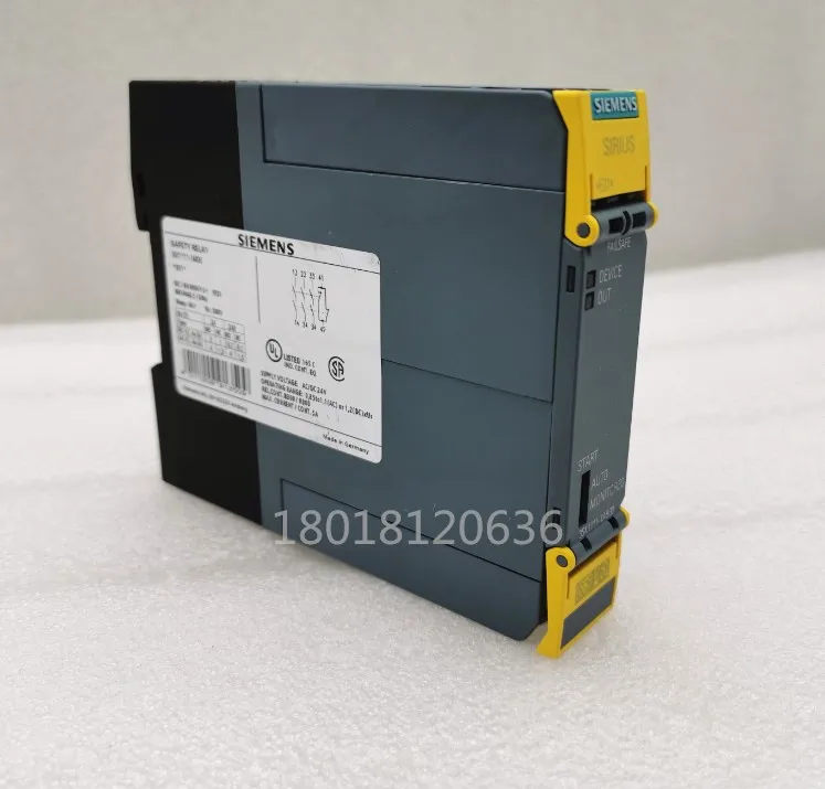 

3SK1111-1AB30 AC/DC 24V Safety Relay Single-Or Dual-Channel