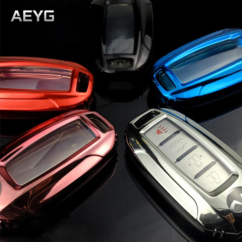 Мягкий чехол из ТПУ для автомобильного ключа оболочка Infiniti QX50 QX60 Q70L 2020 2018 2019 2021