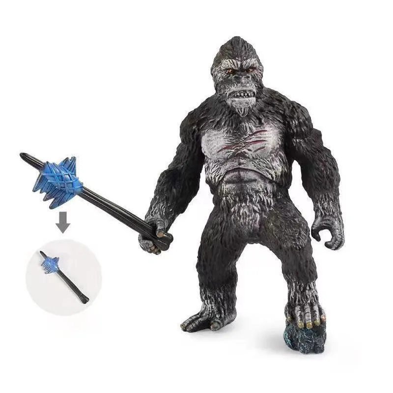 

24Cm Movie Godzilla Vs King Kong Chimpanzee Ax Skullcrawler Monster Cartoon Anime Action Figure Model Birthday Gift Toys for Boy