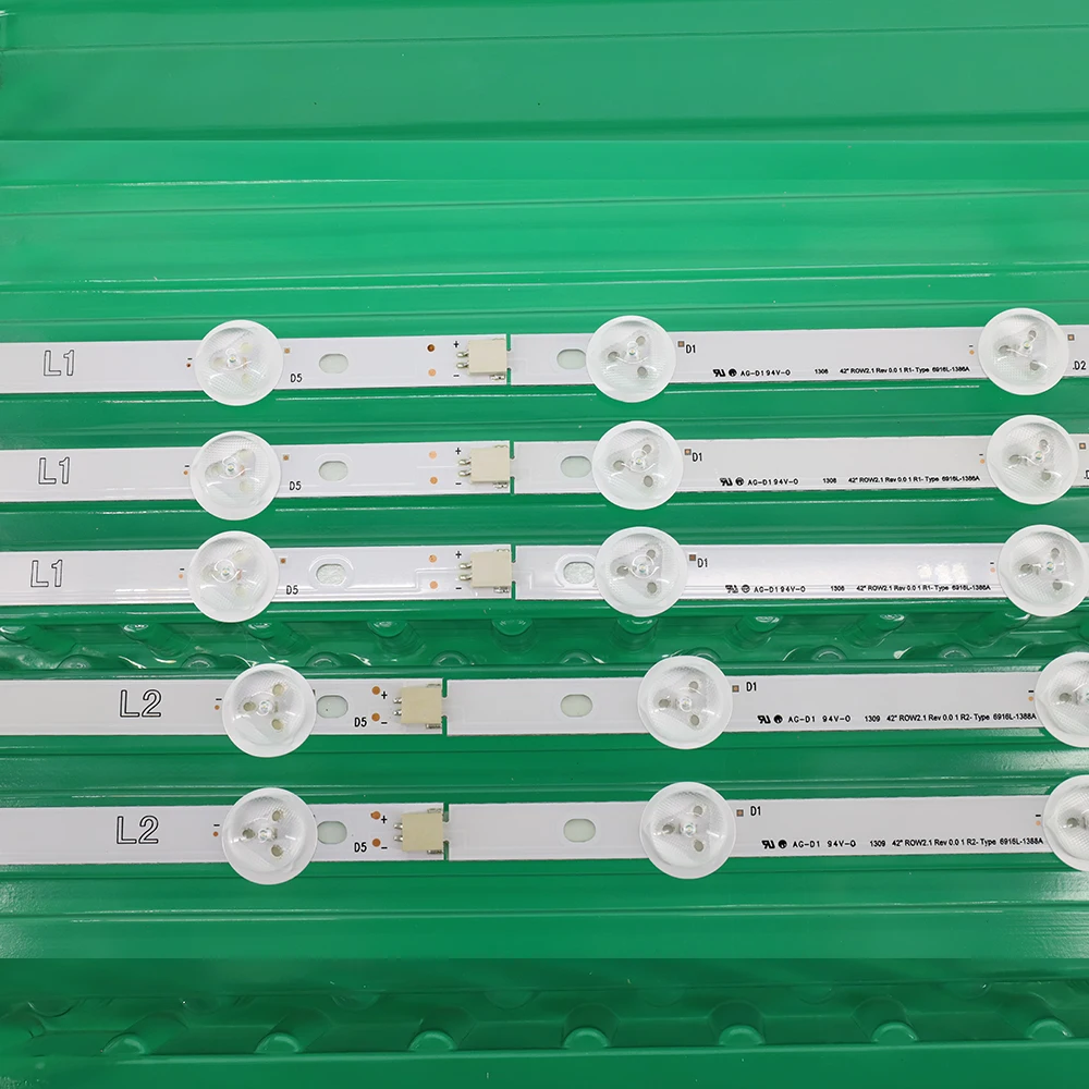 Новинка 10 шт./партия СВЕТОДИОДНЫЙ подсветка полосы совместимы для LG 42LN5400 6916L 1214A