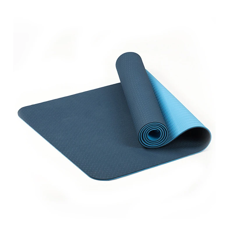 1830*610*8mm TPE Yoga Mat Anti-skid Sports Fitness Pad Two-Color Yoga Matt for Exercise Esterilla Yoga Pilates Gymnastics Mat