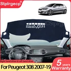Противоскользящий коврик для Peugeot 308 T9 2014  2019 308 308sw 308GTI, накладка на приборную панель, Солнцезащитный ковер, аксессуары для салона автомобиля SW GTI 2018