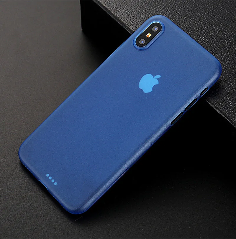 100 шт. ультра тонкие матовые жесткие чехлы для Apple iPhone 11 Pro XS Max XR X 8 Plus 7 6 6S SE 5S защитный чехол с защитой от отпечатков пальцев