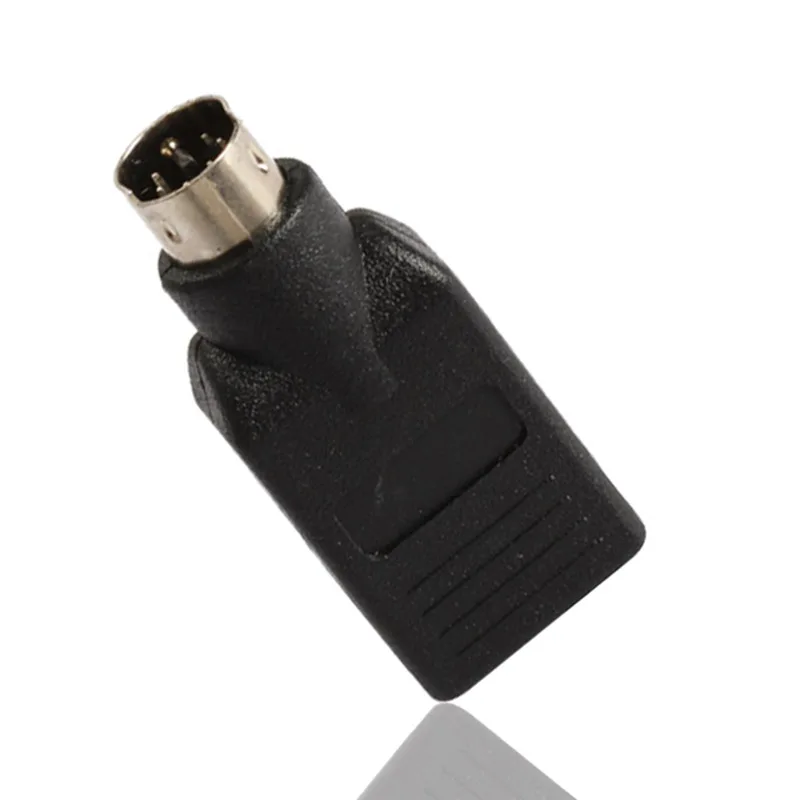 USB к PS2 PS/2 порта адаптер конвертер для мыши клавиатуры ПК черный Plug And Play 4X1 7X1 см |