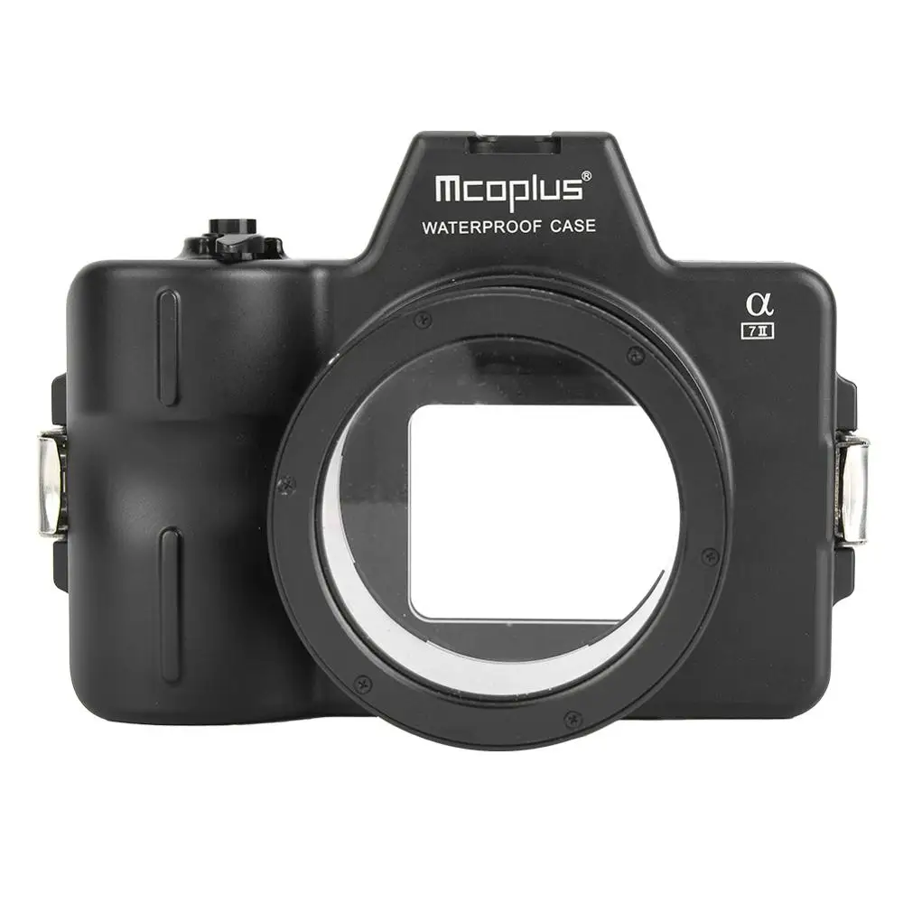 Mcoplus 100M 325ft водонепроницаемый корпус для камеры Sony A72 A7II DSLR FE 2/28 18/55 16/50 камеры|Чехлы