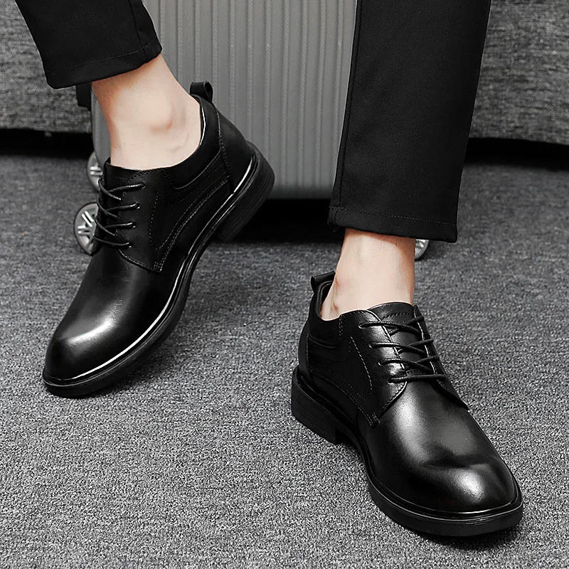 Модные Винтажные Брендовые мужские оксфорды Итальянский стиль Дышащие