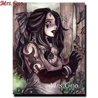 Алмазная живопись, художественная красота, украшение для дома, мозаика, полная вышивка, Фэнтезийный герой, квадратная, круглая картина Стразы