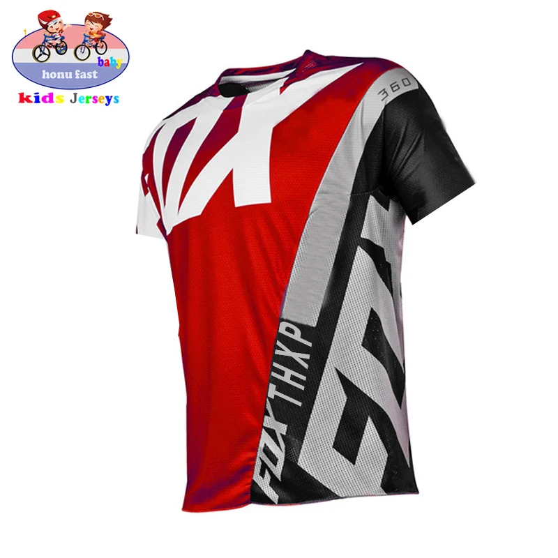 

MTB FOX Kids Off Road ATV Racing T-shirt I am RF Bicycle Downhill Jersey Jersey Motocross DH MX Clothing