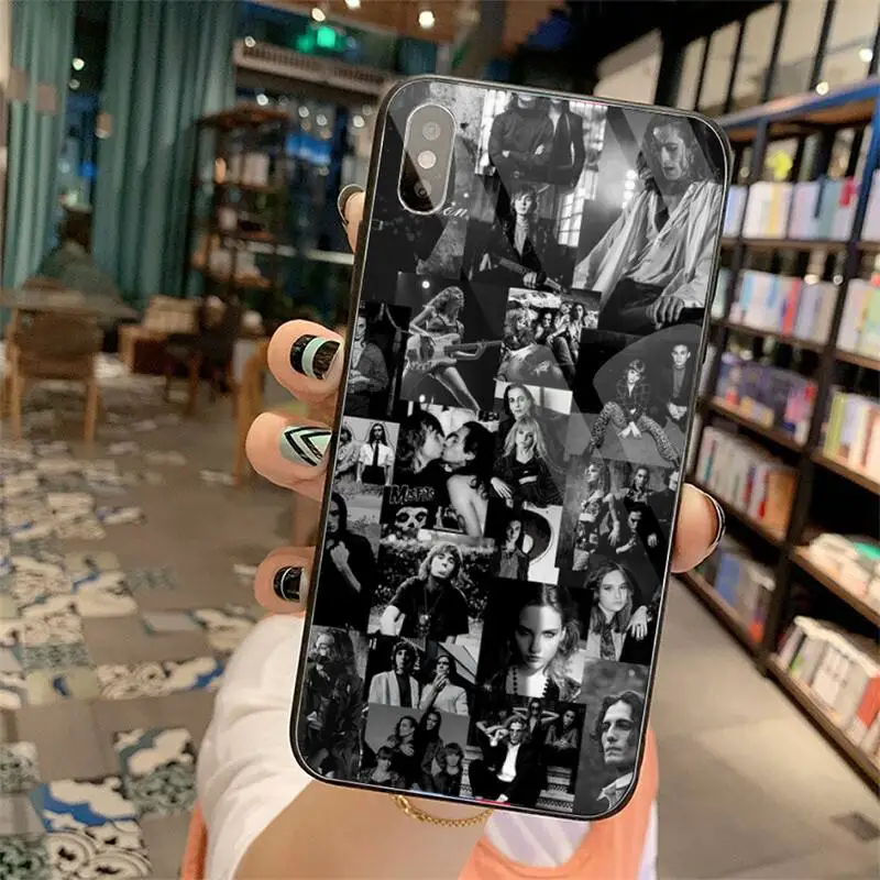 

Maneskin Damiano David Phone Case Tempered glass For iphone 6 6S 7 8 plus X XS XR 11 12 mini PRO MAX