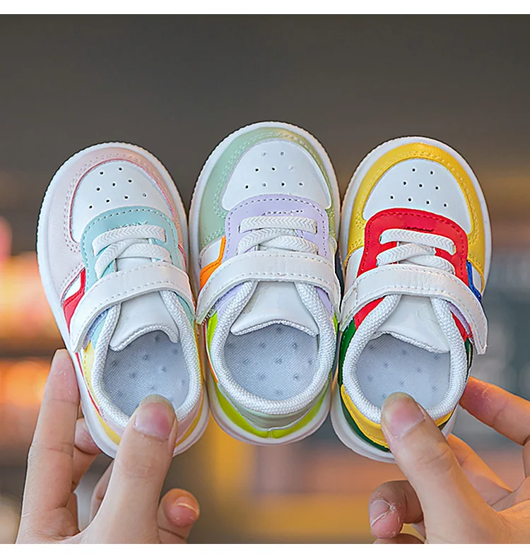 

Spring and Autumn Baby Toddler Shoes 0-3 Years Old Toddler Women's White Shoes Summer Baby Shoes Soft Sole Children's Shoes