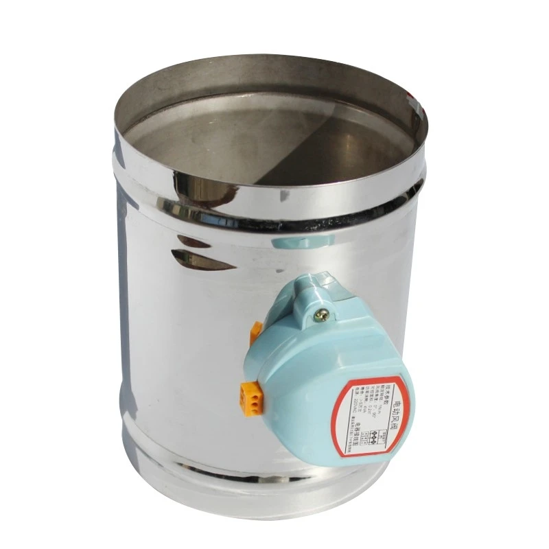 80 мм воздушный клапан из нержавеющей стали тип уплотнения 220VAC демпфер