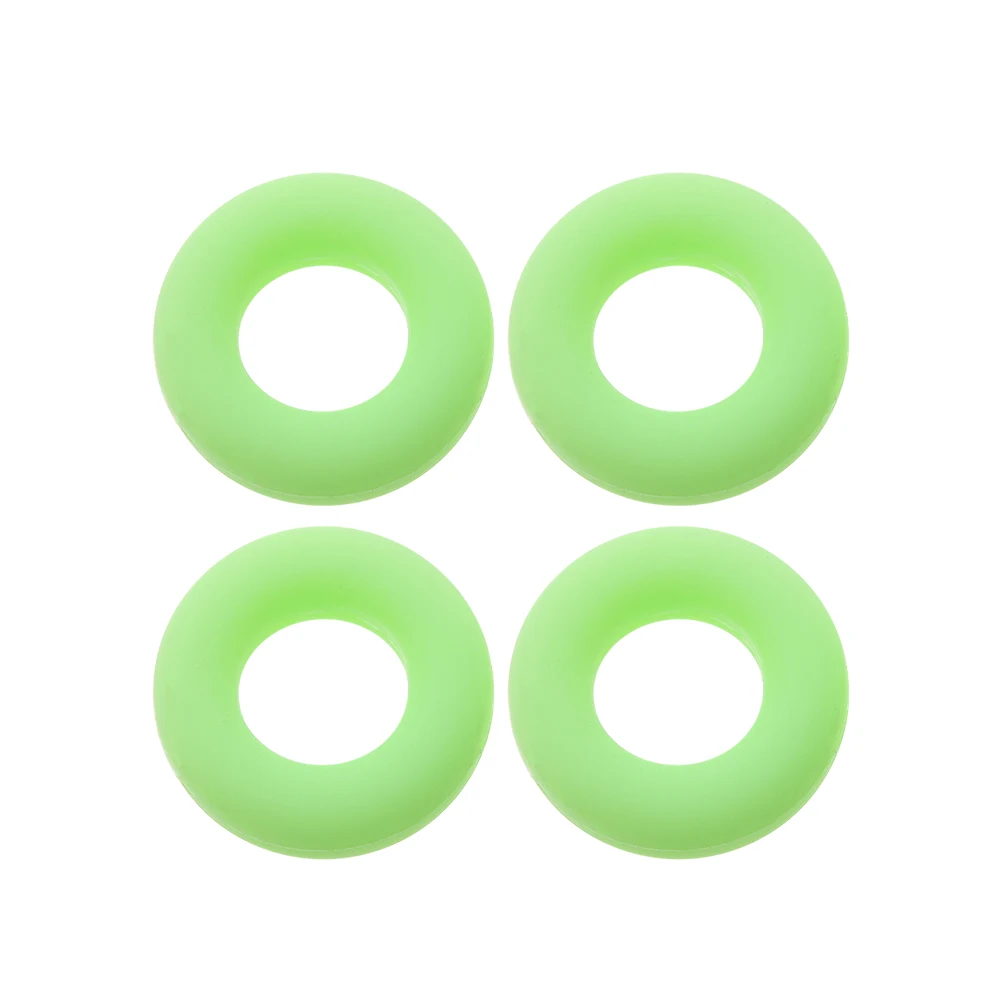 green 4 шт, круглые очки Ушные крючки s очки спортивные дужки для очков, противоскользящий силиконовый рукояти для детей и взрослых мягкие Ушные крючки - Цвет: green