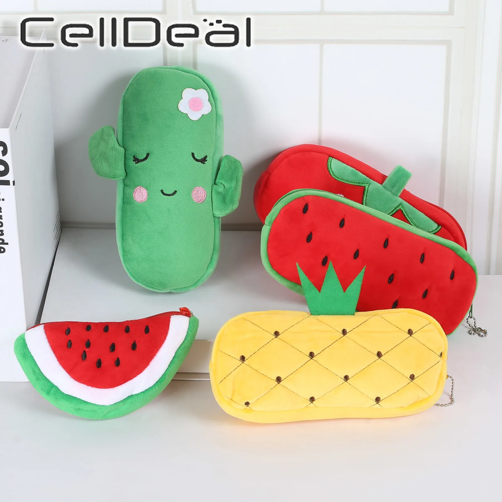 Мультяшный Кошелек для монет кавайный кошелек плюшевая ручная сумка ключей