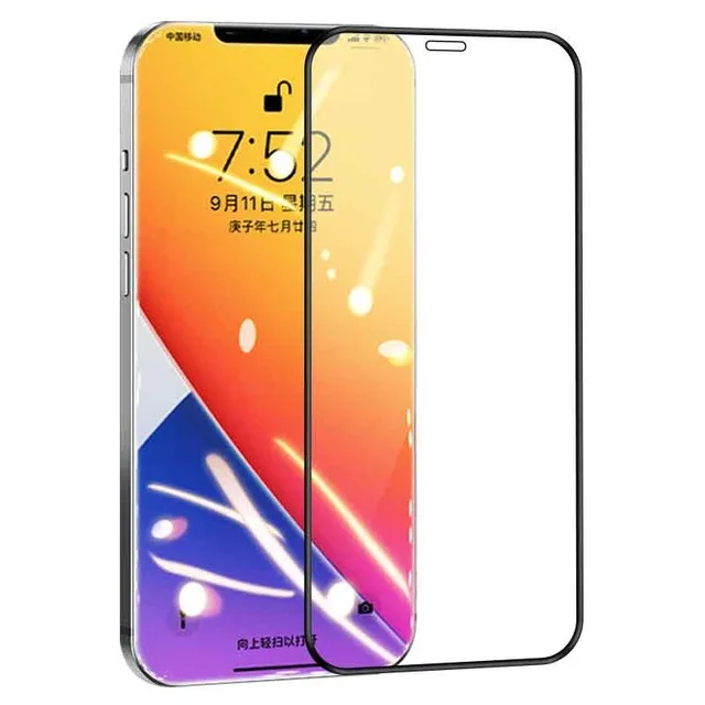 

20000D Curved Full Cover Glass On For iPhone 12 Mini 11 12 Pro X XR XS Max SE 6 6S 7 8 Plus Tempered Glass Film Screen Protector