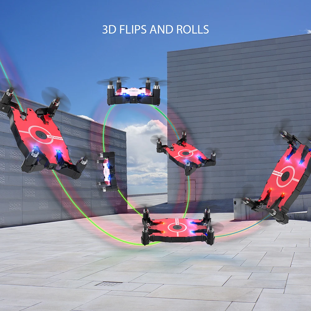 Набор T49 6-Axis Gyro WI-FI FPV RC складной Дрон HD Камера Квадрокоптер складной G-sensor RC селфи Карманный Дрон RTF RC игрушки подарок