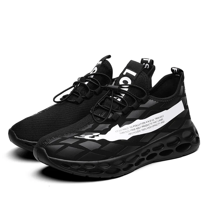 

Мужские кроссовки для бега, трикотажные дышащие удобные спортивные кроссовки для взрослых подростков, теннисные повседневные кроссовки, л...