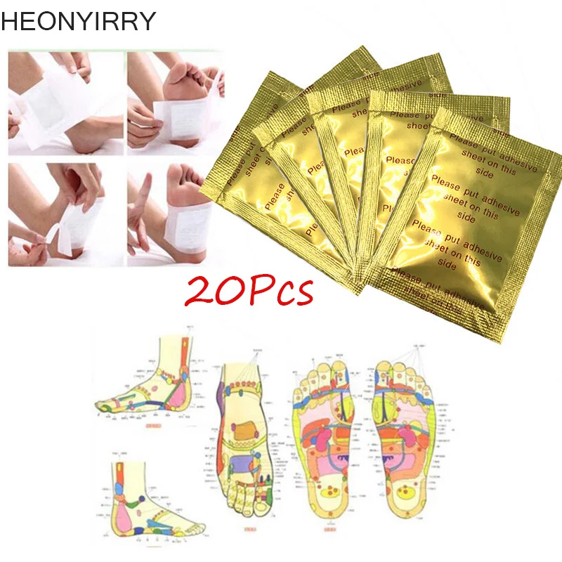 20 шт. пластыри для ног с эффектом детоксикации | Красота и здоровье