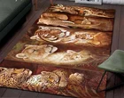 Коврик с изображением тигра животного, ковры с 3D принтом для гостиной, спальни, коврики для детской комнаты, коврики для ползания, ковры для спальни, ручная стирка