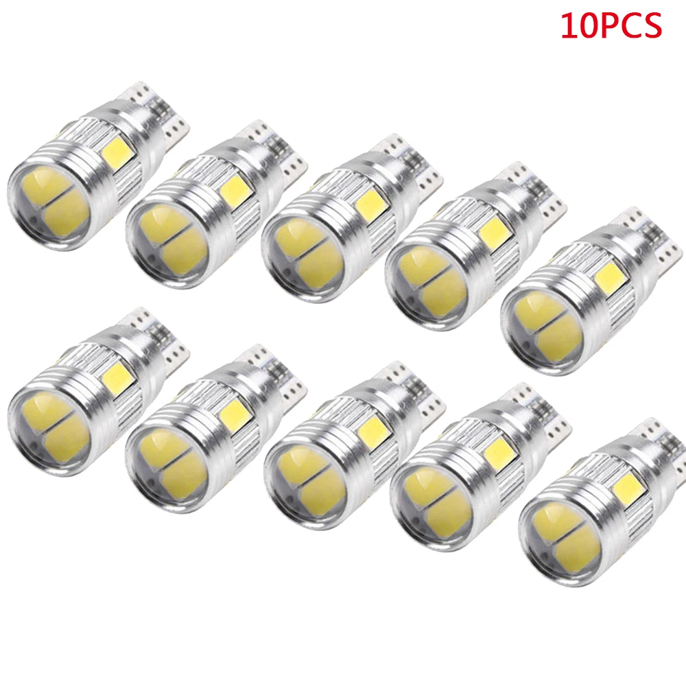 10 шт. Автомобильные светодиодные лампы T10 6SMD 5630 | Автомобили и мотоциклы