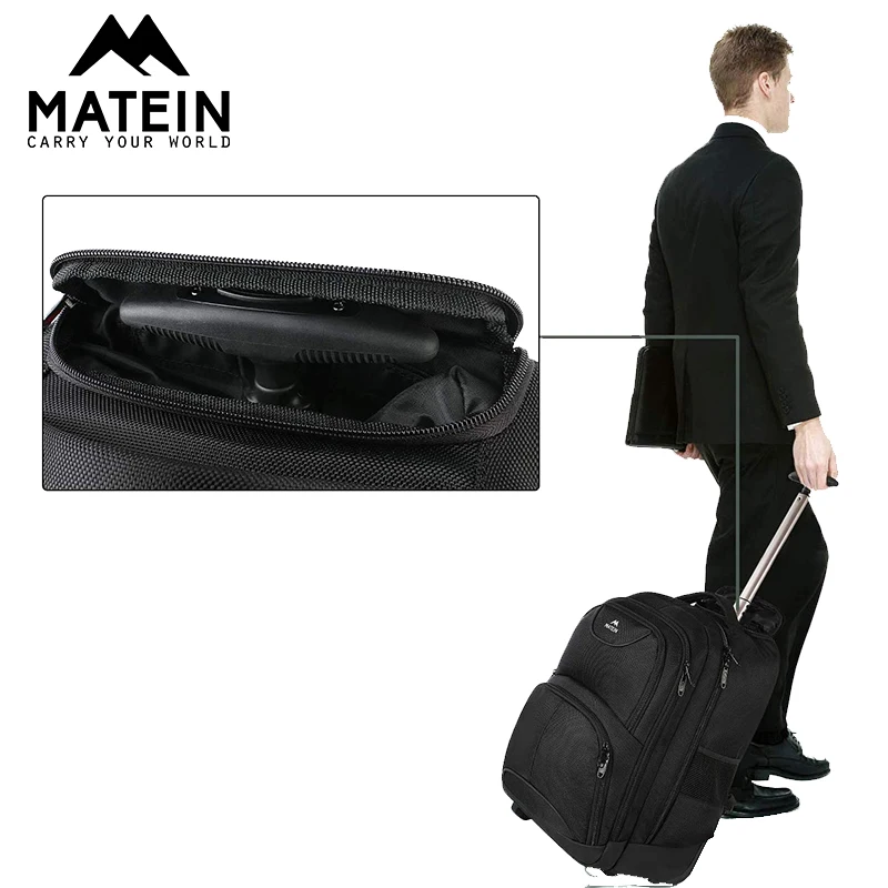 Рюкзак для ноутбука Matein на колесах 15 6 &quot 17&quot | Багаж и сумки