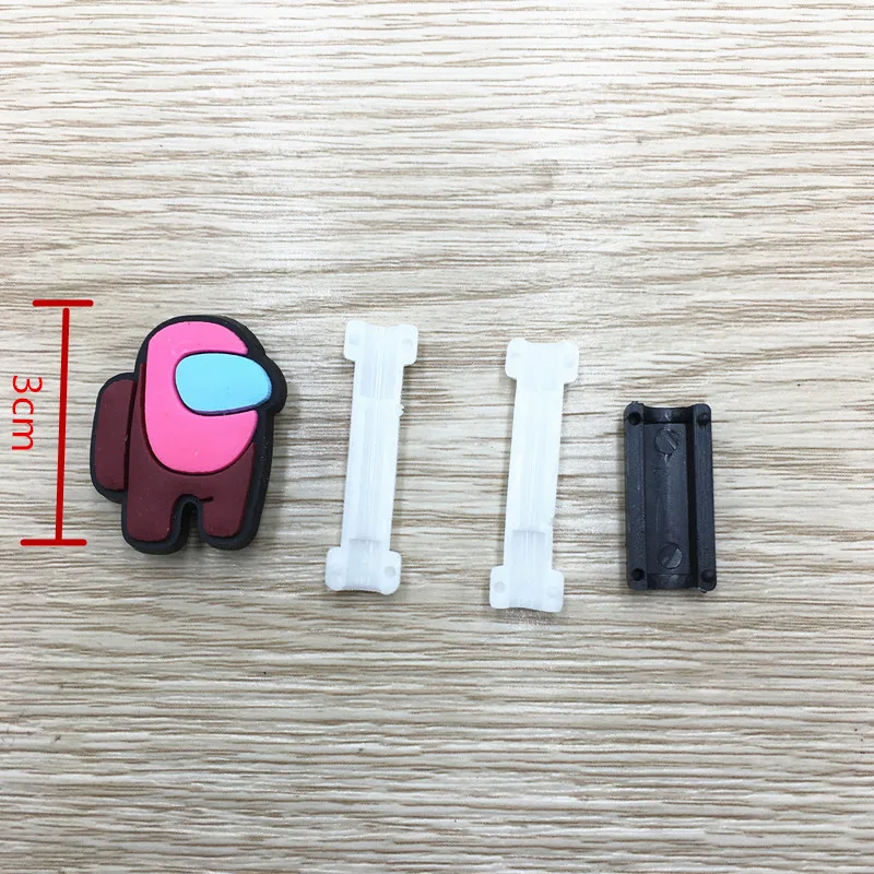 10 шт. мультяшный защита кабеля USB Amongus управление линией данных Органайзер зажим