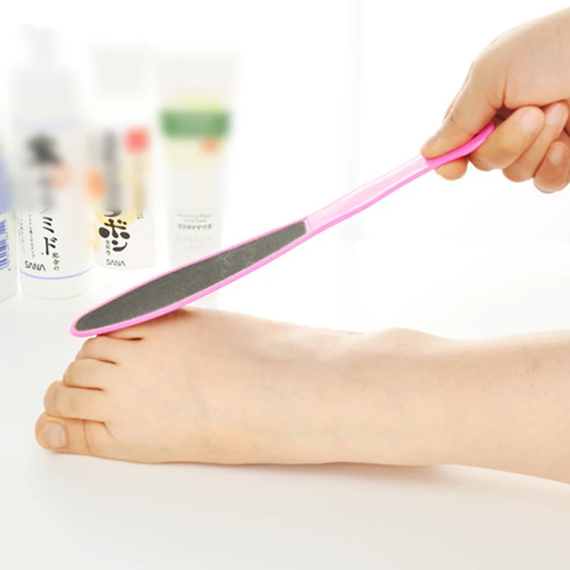 Двухсторонняя пилка для ног отшелушивающая скраб доска удаления омертвевшей