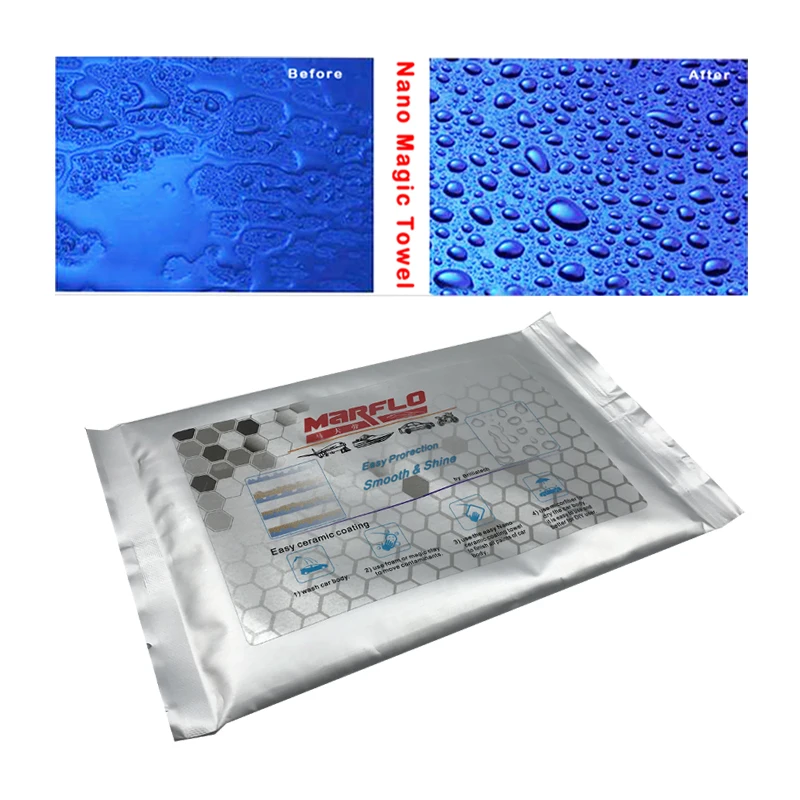 Марфло Нано покрытие нано керамическая краска Кристалл волшебное полотенце для