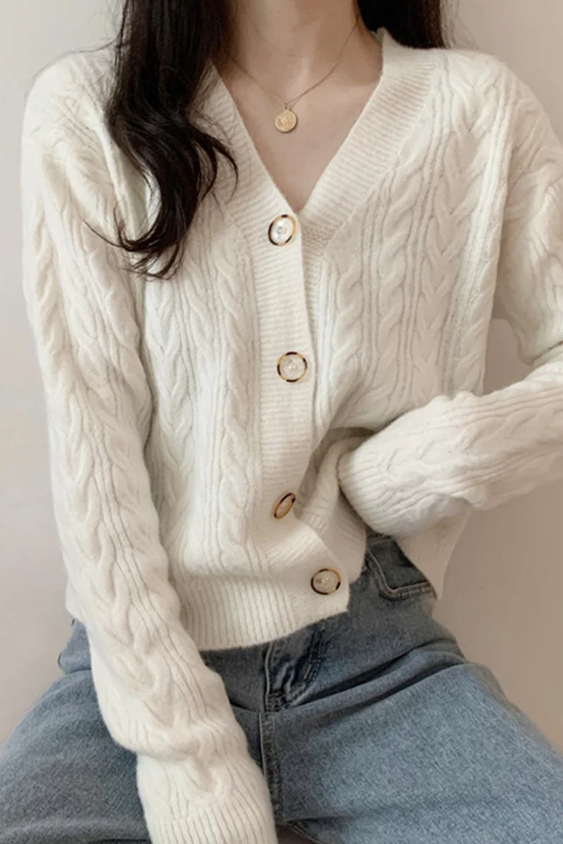 Unif Cardigan Sweater Coat Women's Wear Spring Thin 2021 New Long Sleeved Loose Knit Jum |