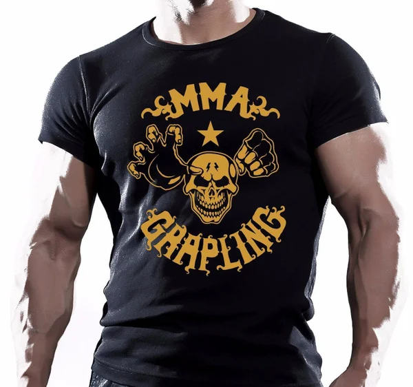 

MMA Grapling Crne COMBAT Sance D'entranement Motivation T-shirt Pour Hommes
