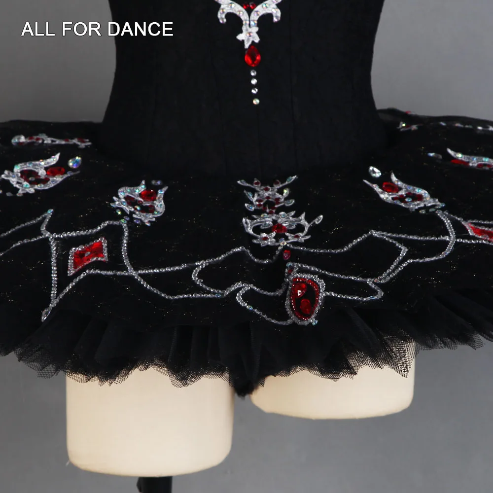 

New Arrival Black Performance Ballet Tutu Competition Professsional ballet pancake dance costume tutu B20005