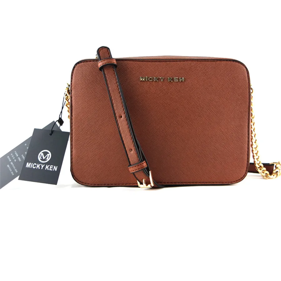 Женская сумка мессенджер MICKY KEN дизайнерская на плечо с цепочкой|bolsos mujer|sac ashoulder bag
