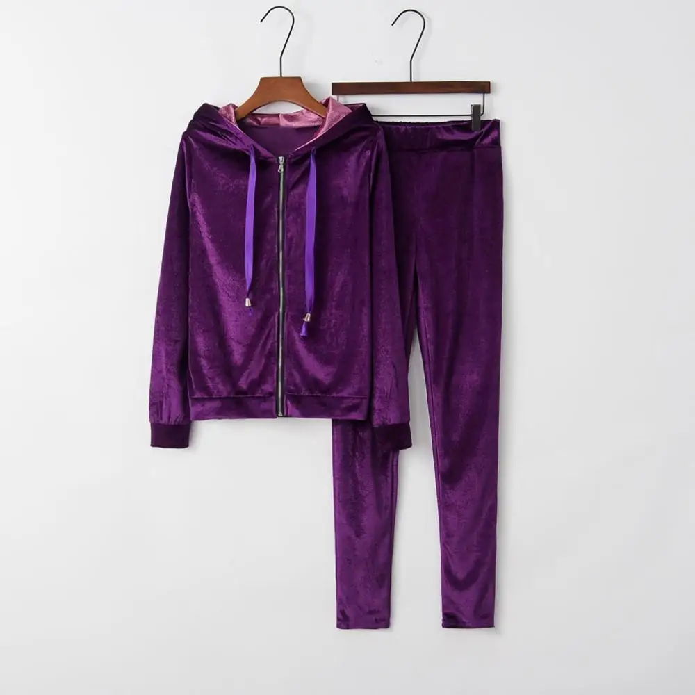 Женский спортивный костюм из двух предметов повседневная куртка на молнии и
