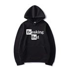 Толстовка с капюшоном для мужчин и женщин, популярный худи из сериала во все тяжкие, однотонный топ с принтом, уличная одежда, спортивный пуловер хайзенберга