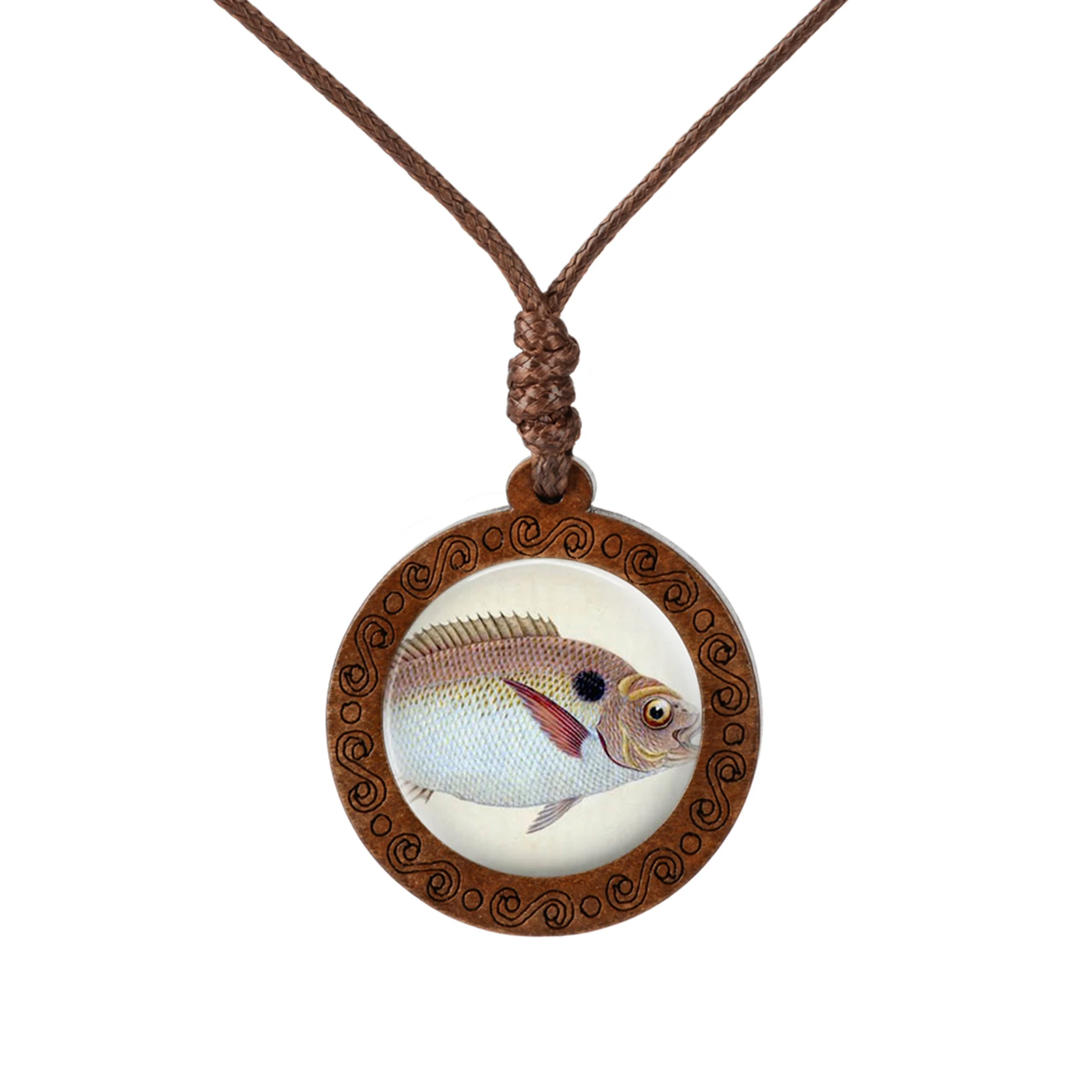 Новое деревянное ожерелье Дельфин черепаха Акула морская спасательная картина