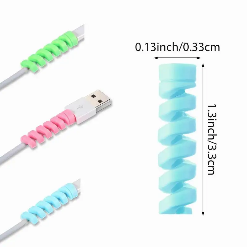 Кабель протектор обмотки намотки данных линия чехол Веревка Защита пружинный