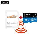 Ezshare беспроводная Wi-Fi SD карта + карта Micro SD Lexar 128 ГБ 32 ГБ класс 10 64 Гб 256 ГБ TF флэш-карта памяти MicroSD карта Wi-Fi адаптер