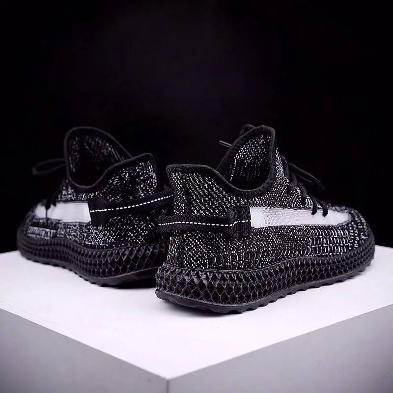 

2020 New Mesh Men Sneakers Lace-up Men Casual Shoes Comfortable Breathable Walking Sneakers