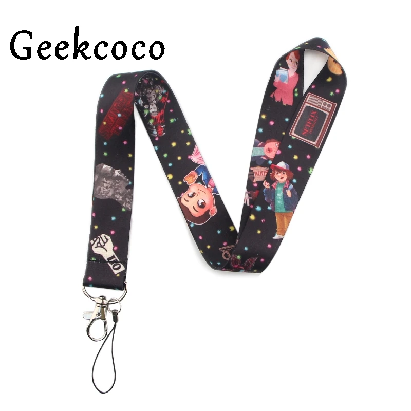 10 шт./лот держатель на ремешке для телефона с надписью Stranger things Lanyards аксессуар