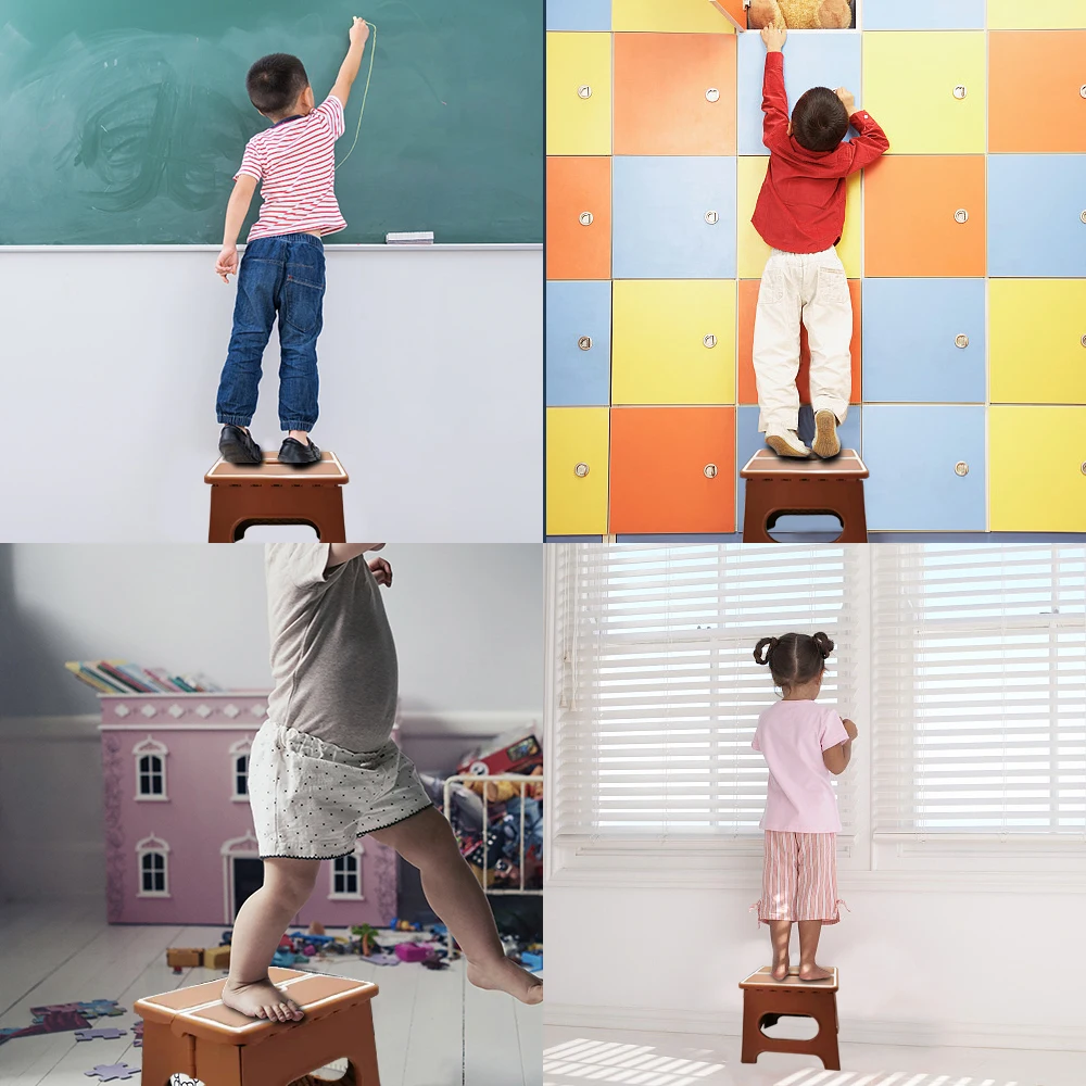 Складной стул из полиуретана Многофункциональный пластиковый табурет для ног