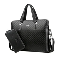 new men casual shoulder bag business briefcase pu messenger bags computer laptop handbag bag high quality