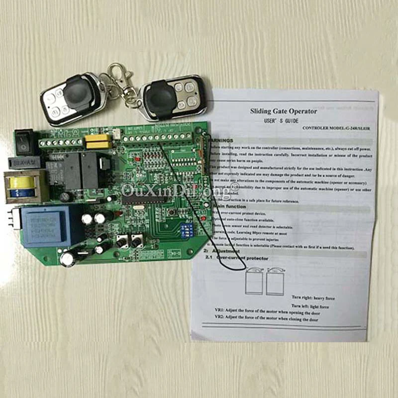 Совершенно новый блок управления открывалкой раздвижных ворот переменного тока