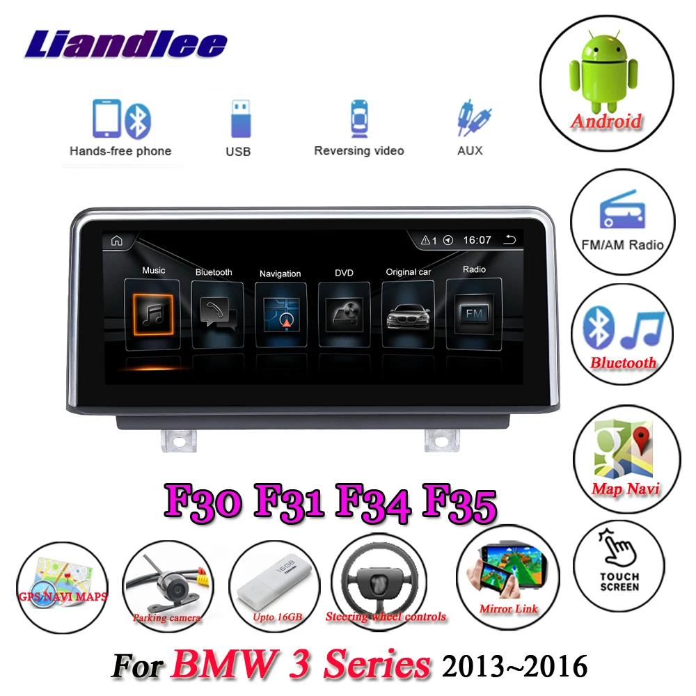 

For BMW 3 Series F30/F31/F34/F35 2011-2016 Car Android 10.0 Player Multimedia Stereo System Carplay Androidauto GPS Navigation