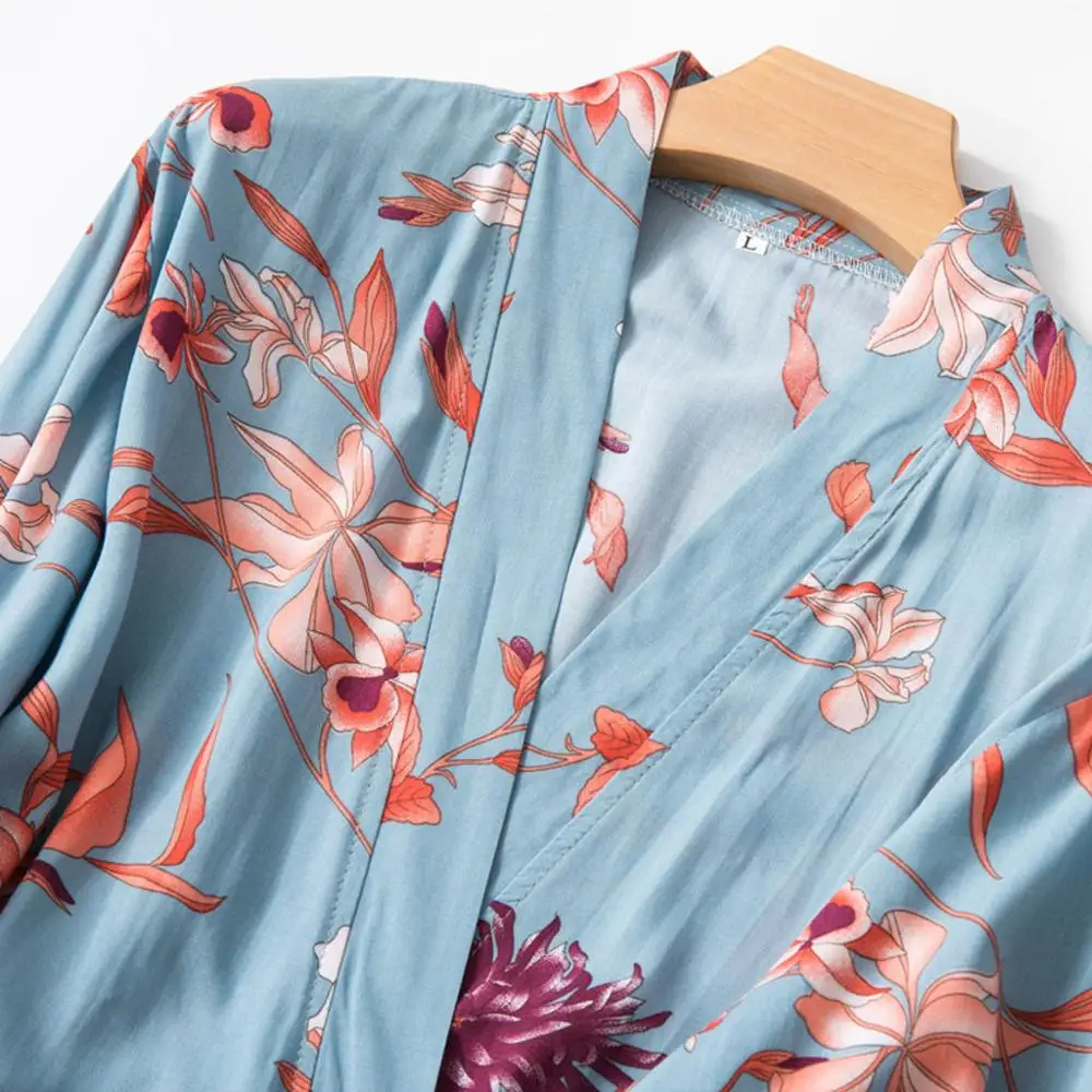 Женский Повседневный хлопковый пижамный комплект пижама с принтом из 3 предметов