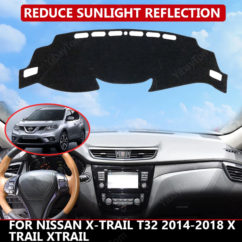 

for Nissan X-Trail T32 2014-2018 X Car Dashboard Cover Mat Auto Sun Shade Cushion Pad Interior Protector Carpet Trim Accessories