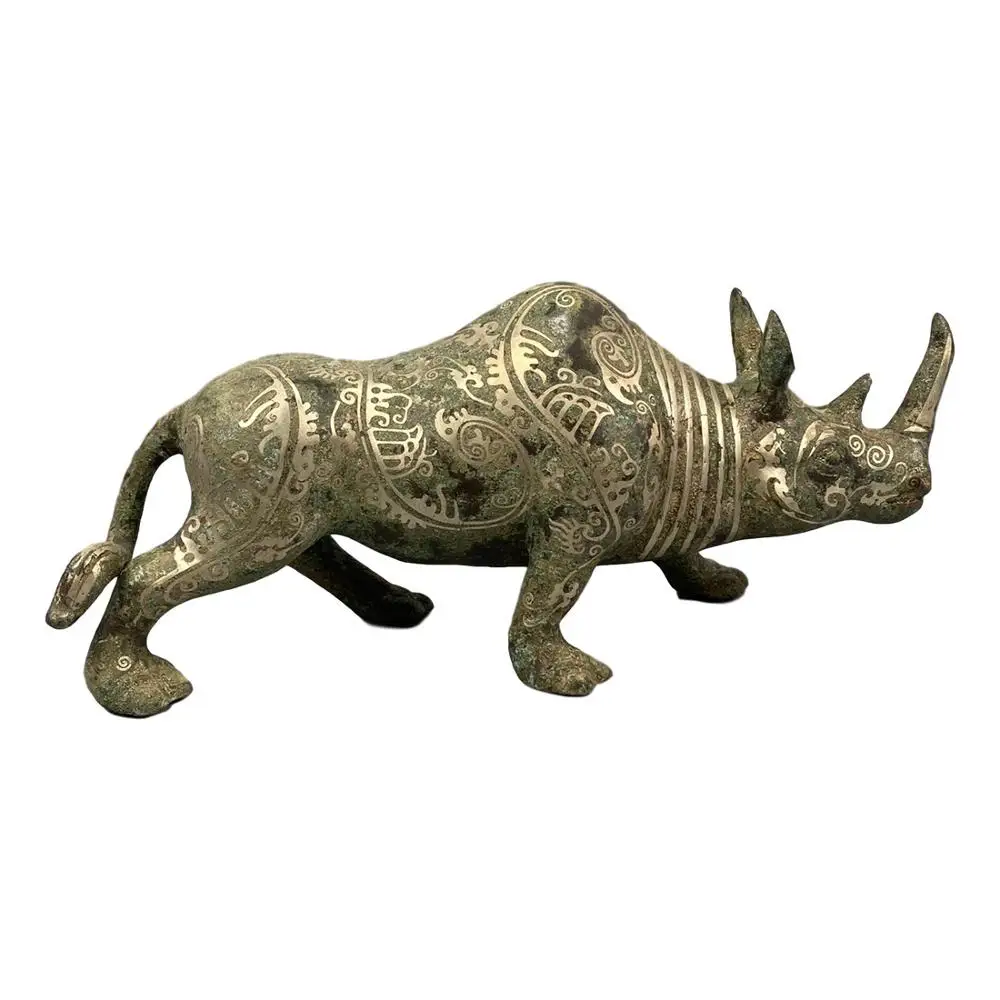 

LaoJunLu Wrong Silver Cow Weighs 1.75 Kg Imitation antique bronze masterpiece collection of solitary Chinese traditional style