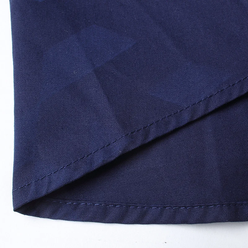 Dudalinas Aramy модные повседневные мужские рубашки с длинным рукавом 40% хлопок Slim Fit