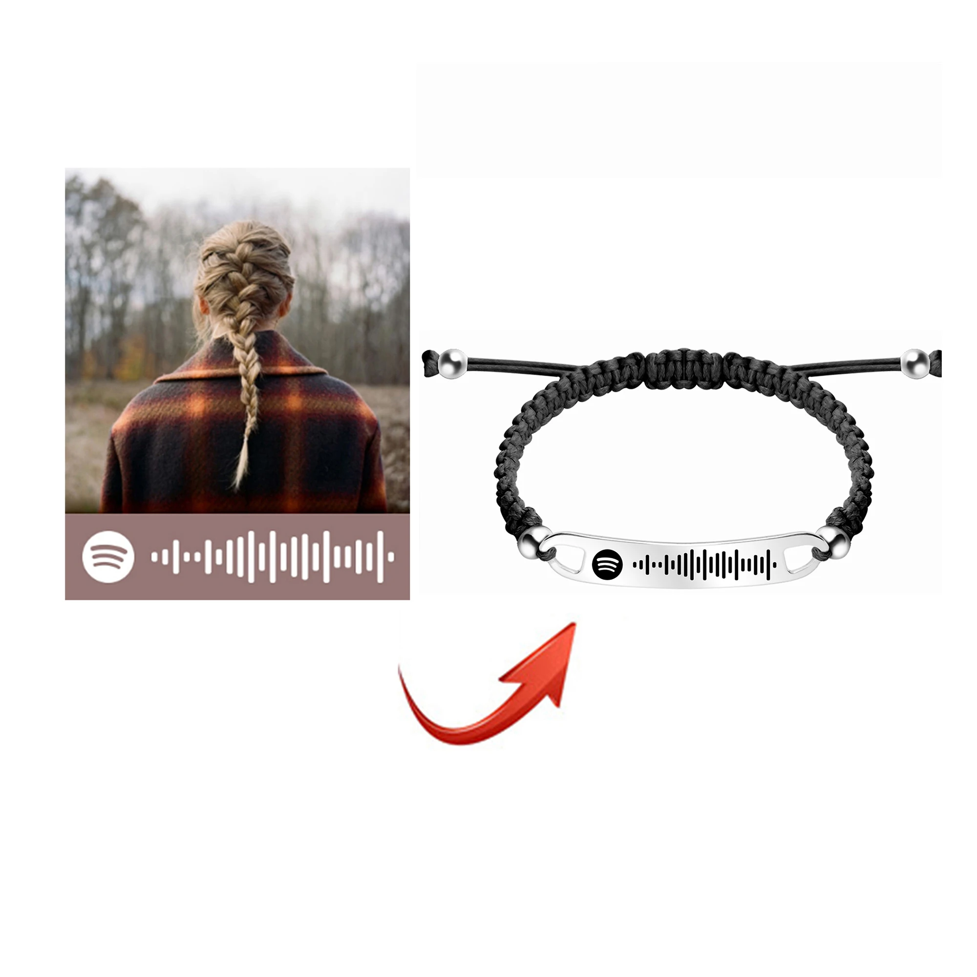 Персонализированные песня сканирования код подарок настраиваемые музыкальные