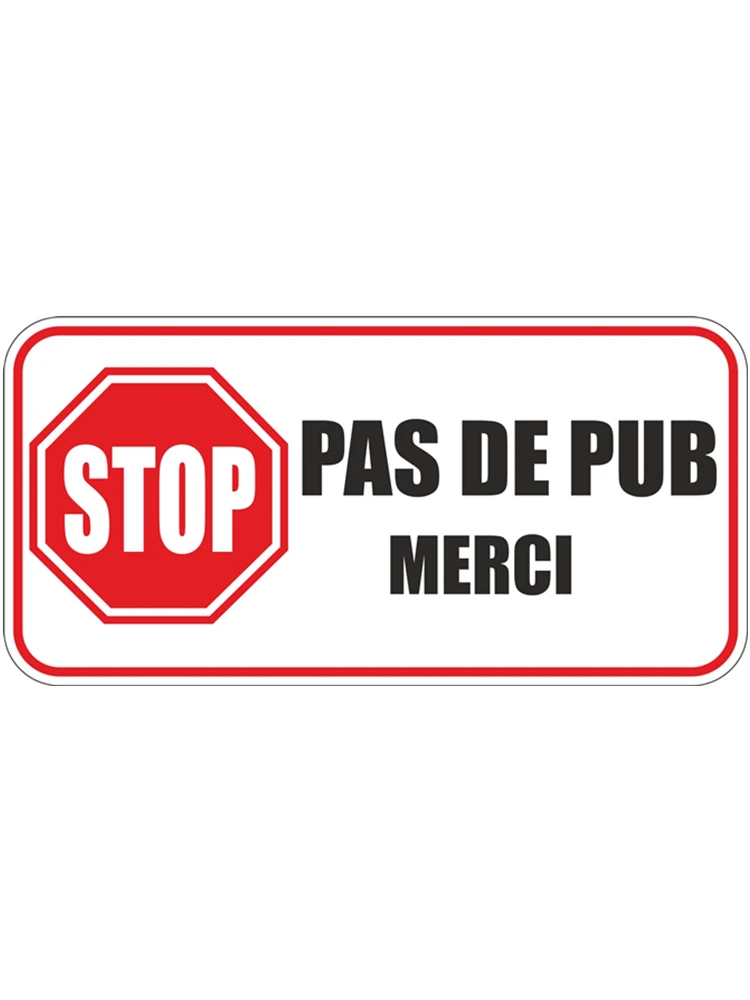 

Fuwo Trading Small Town Stop Pus De Pub Merci In French Car Stickers Decal Anime Cute Car Decoration Pegatinas Para Coche