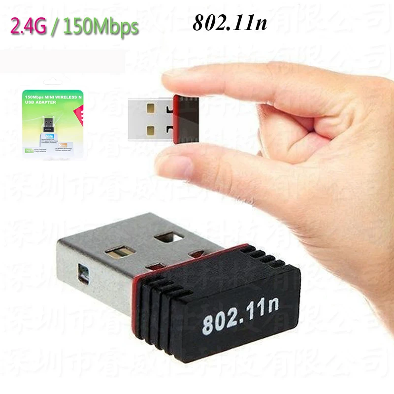 Мини usb Wi Fi адаптер Wifi USB Ethernet Dongle 150 Мбит/с Соединительная плата локальной